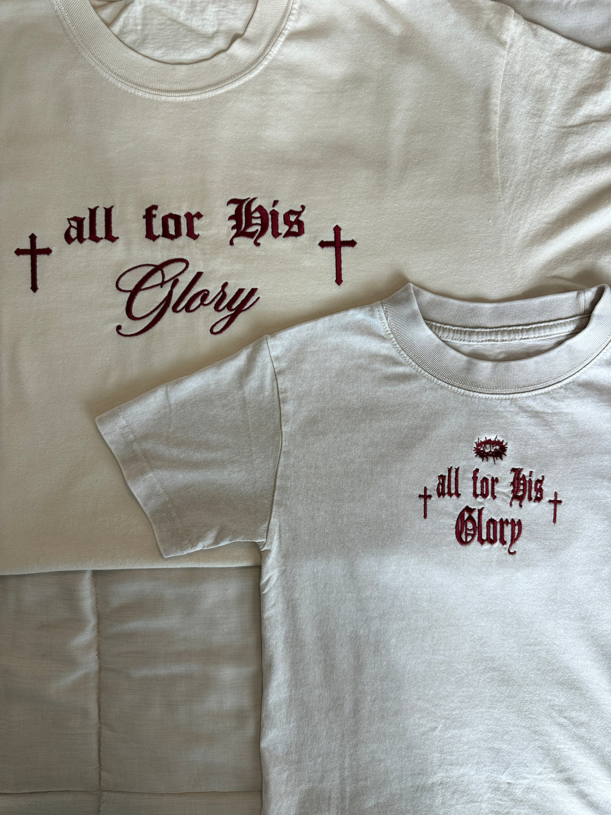 All For His Glory - Adult / Kids Matching