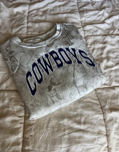 Camo Football Team Crewneck
