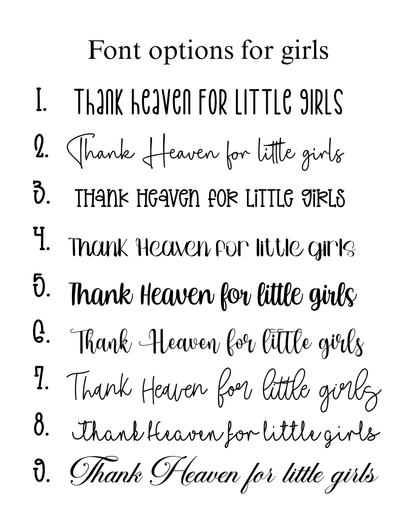 Thank Heaven For Girls - Kids